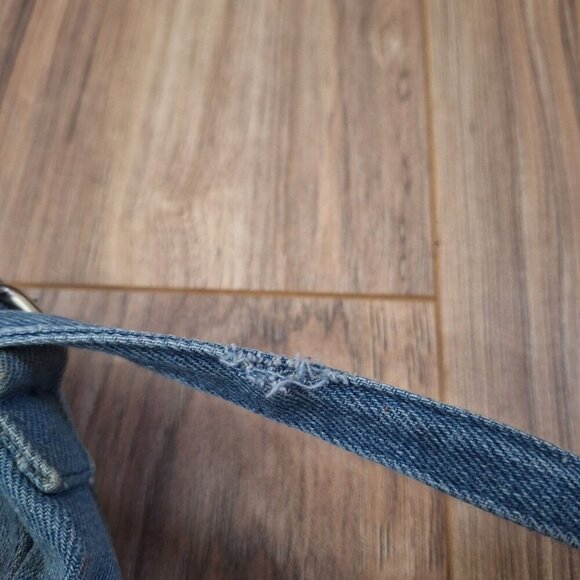 Embroidered Patch whimsical Jean Purse - Picture 4 of 13